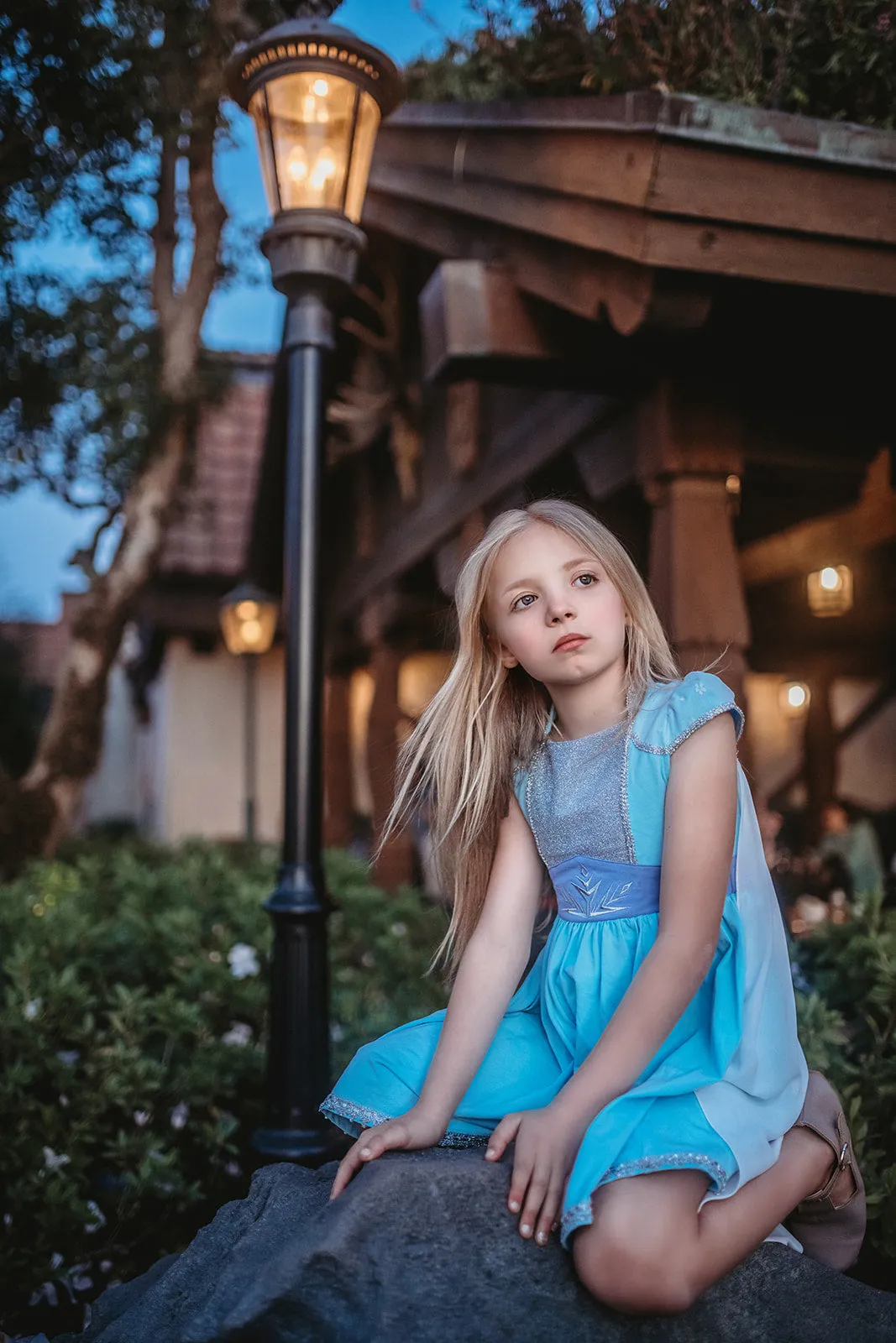 Ice Queen Dress and Cape Set Style B