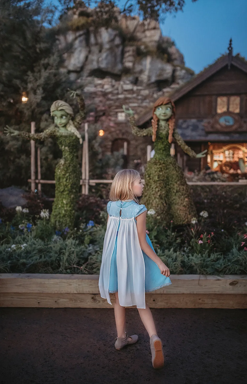 Ice Queen Dress and Cape Set Style B