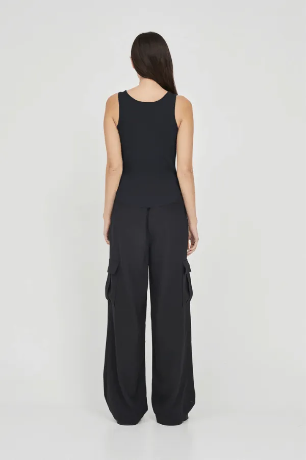 Jordan Knit Tank Black