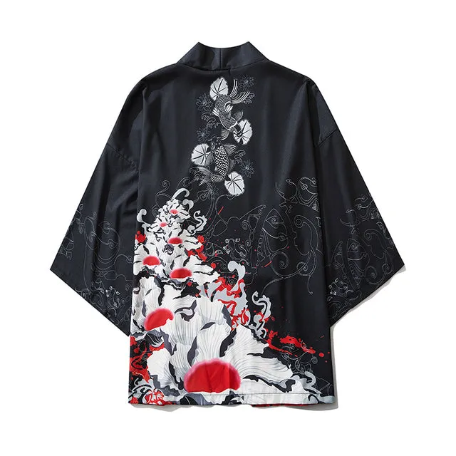 Koi Fish Samurai Kimono