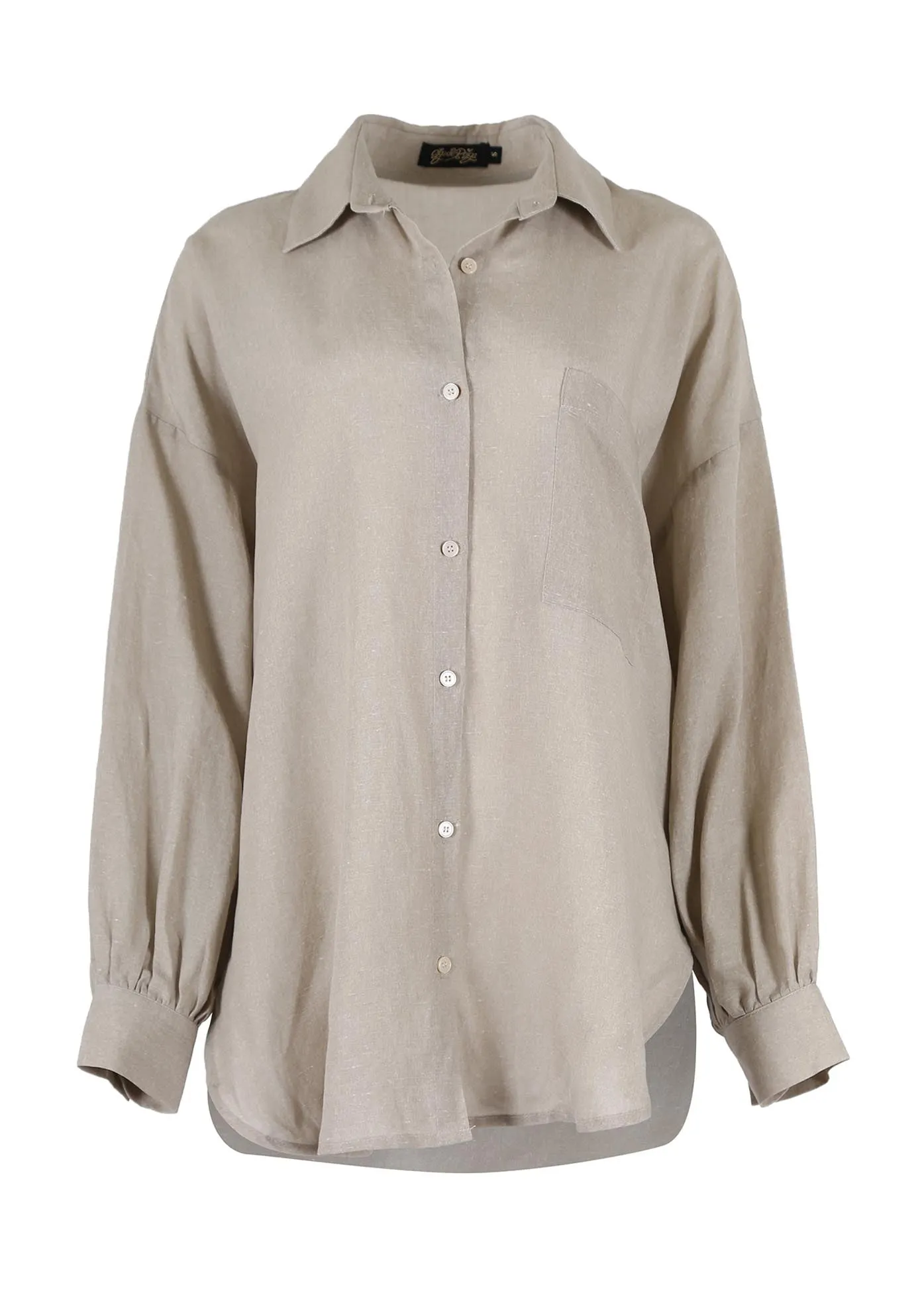 Le Bon Luminary Shirt Wheat in Linen Blend