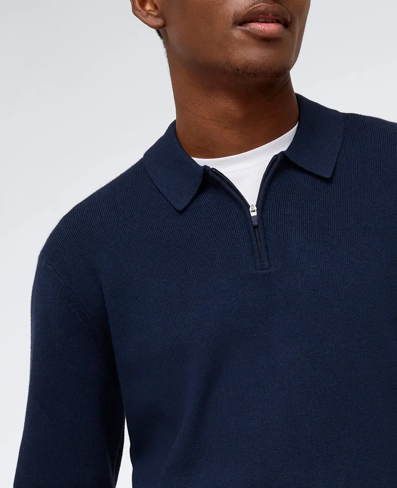 Long Sleeve Polo Sweater