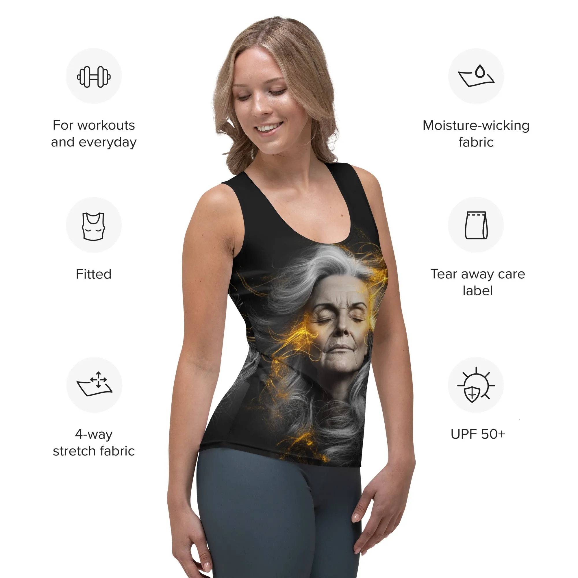 Majestic Aura Sublimation Cut & Sew Tank Top