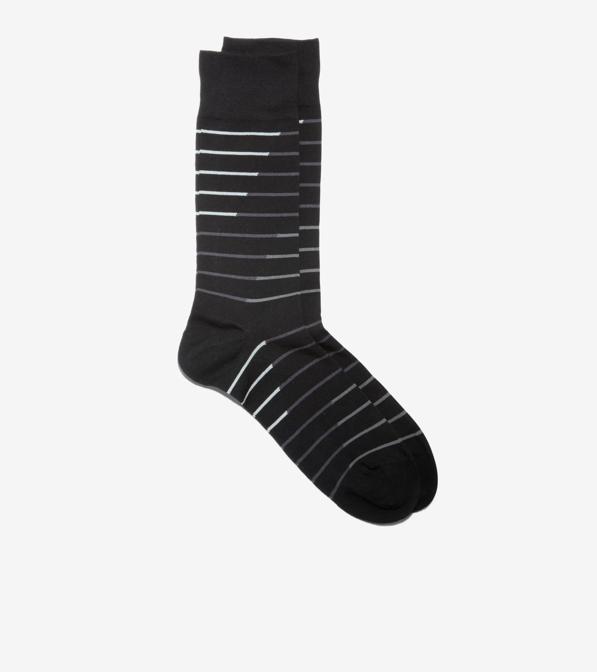 Men's Broken Stripe Dress Crew Socks
