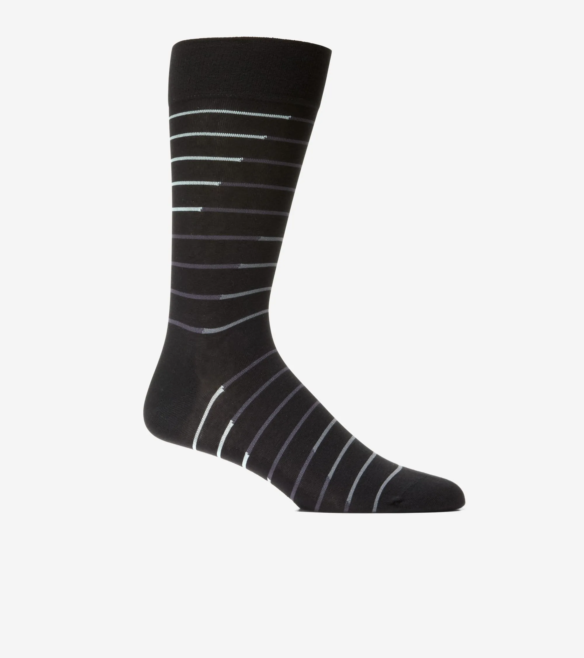 Men's Broken Stripe Dress Crew Socks