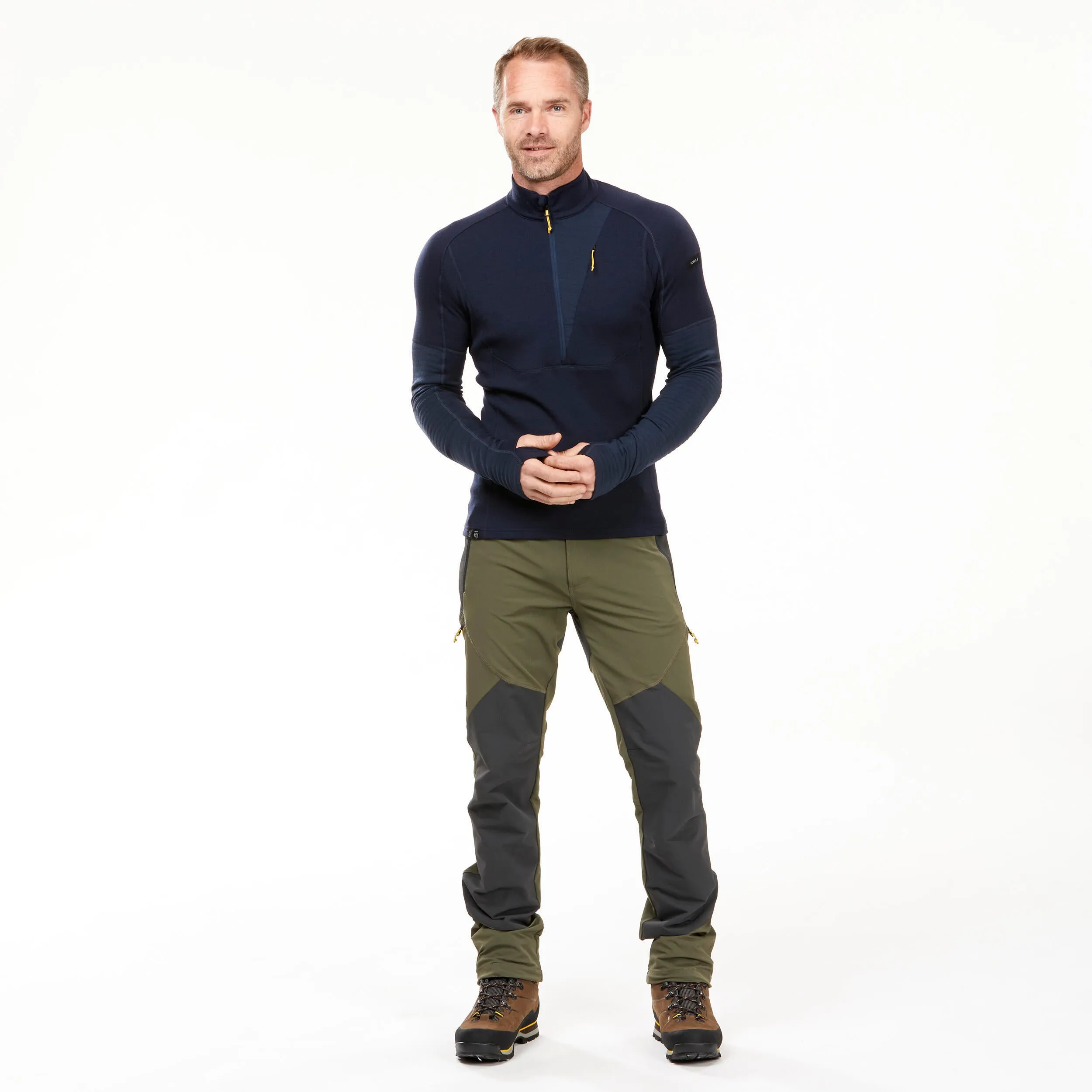 Men's merino thermal underwear Forcalz Trek MT900, blue