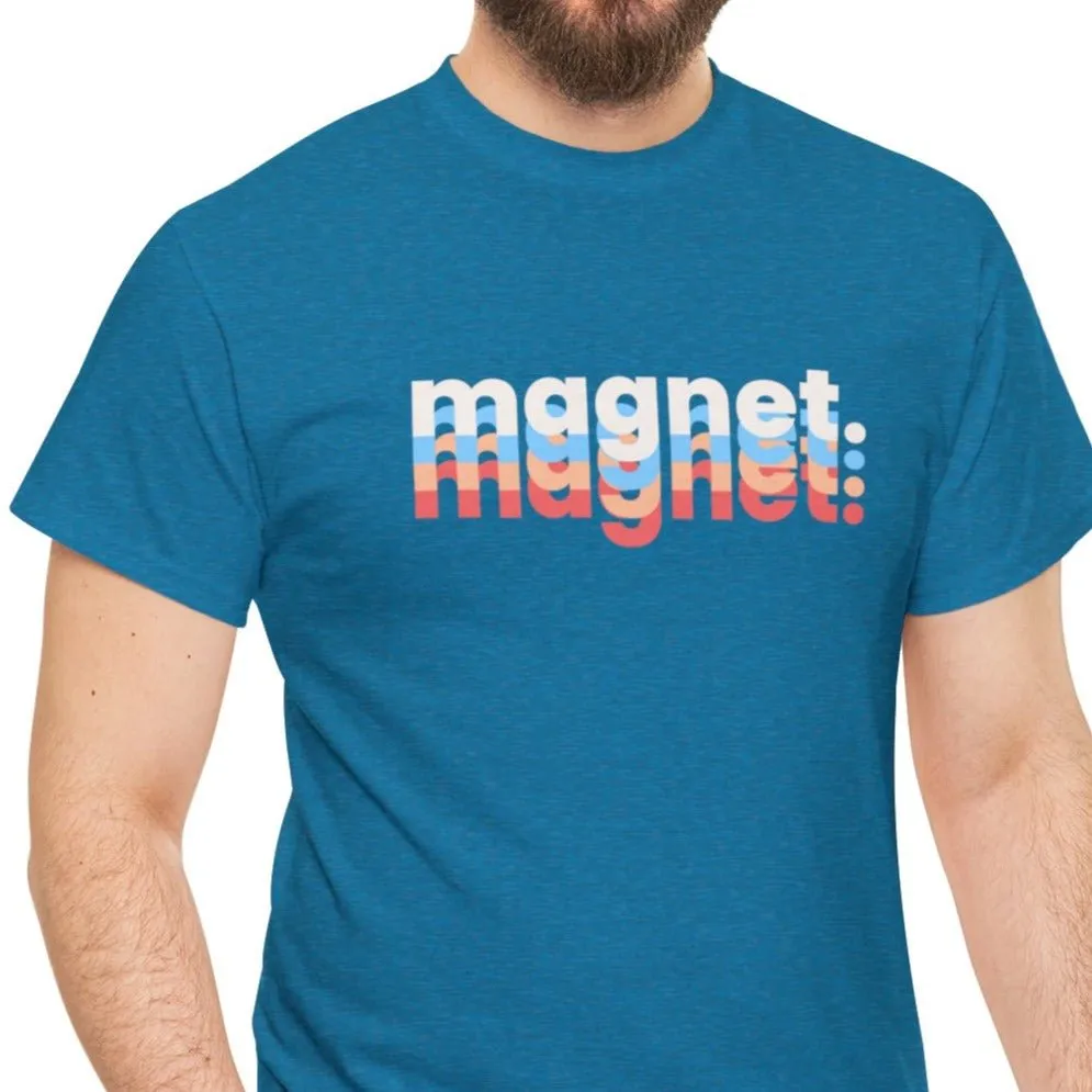 Multicolor 'Magnet' Women's Short Sleeve Tee - Vibrant and Eye-Catching T-Shirt Design