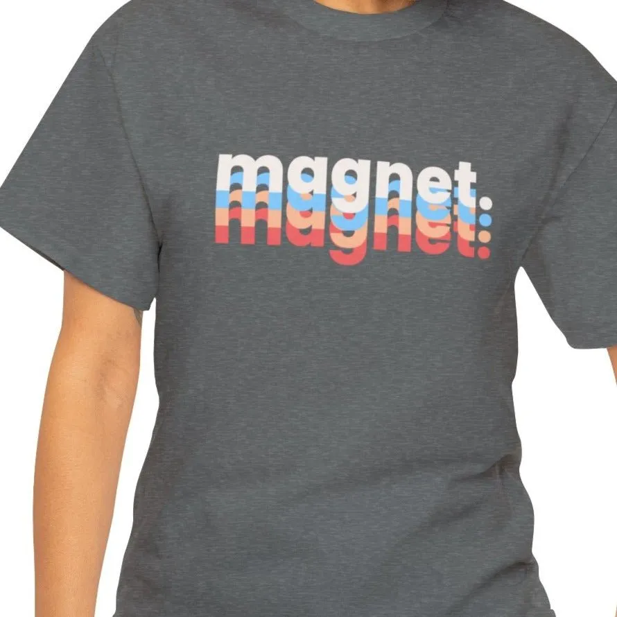 Multicolor 'Magnet' Women's Short Sleeve Tee - Vibrant and Eye-Catching T-Shirt Design