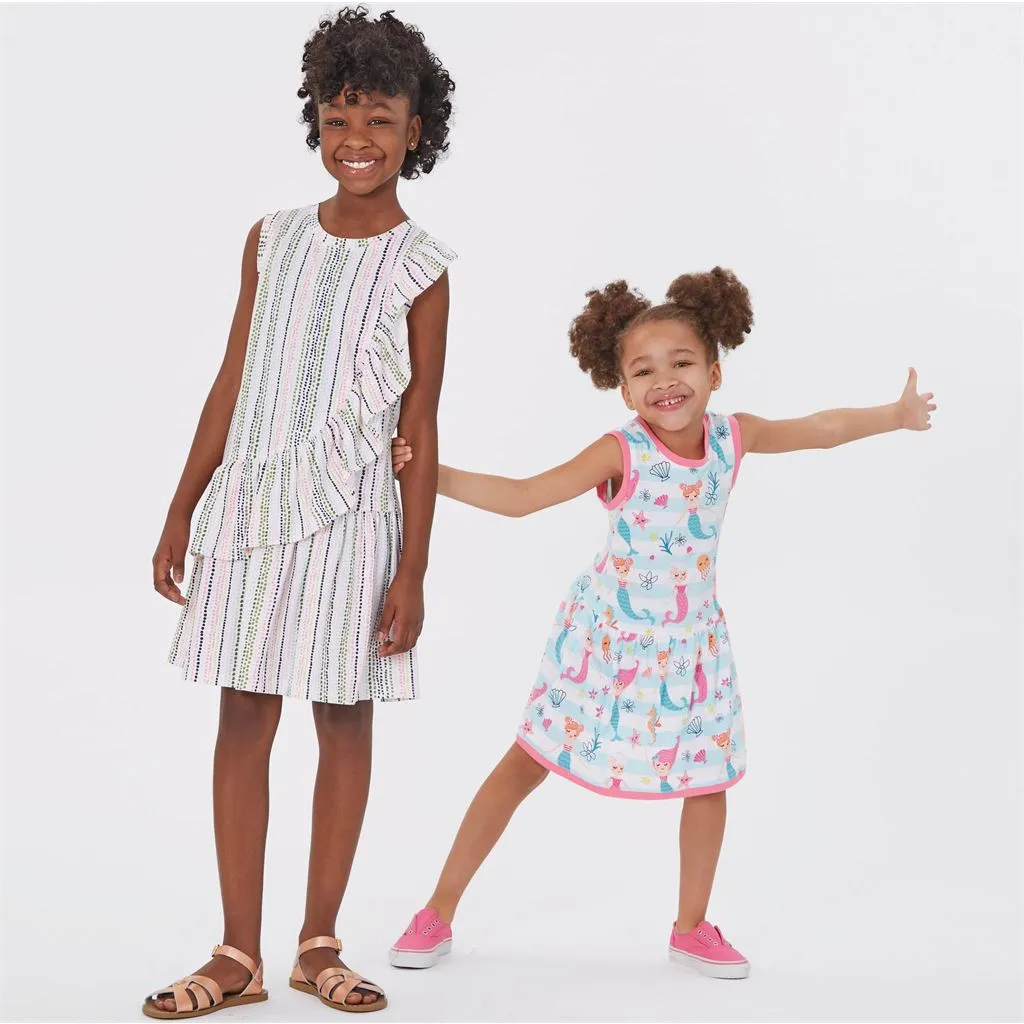 New Look Sewing Pattern N6630 Children's And Girls' Dresses