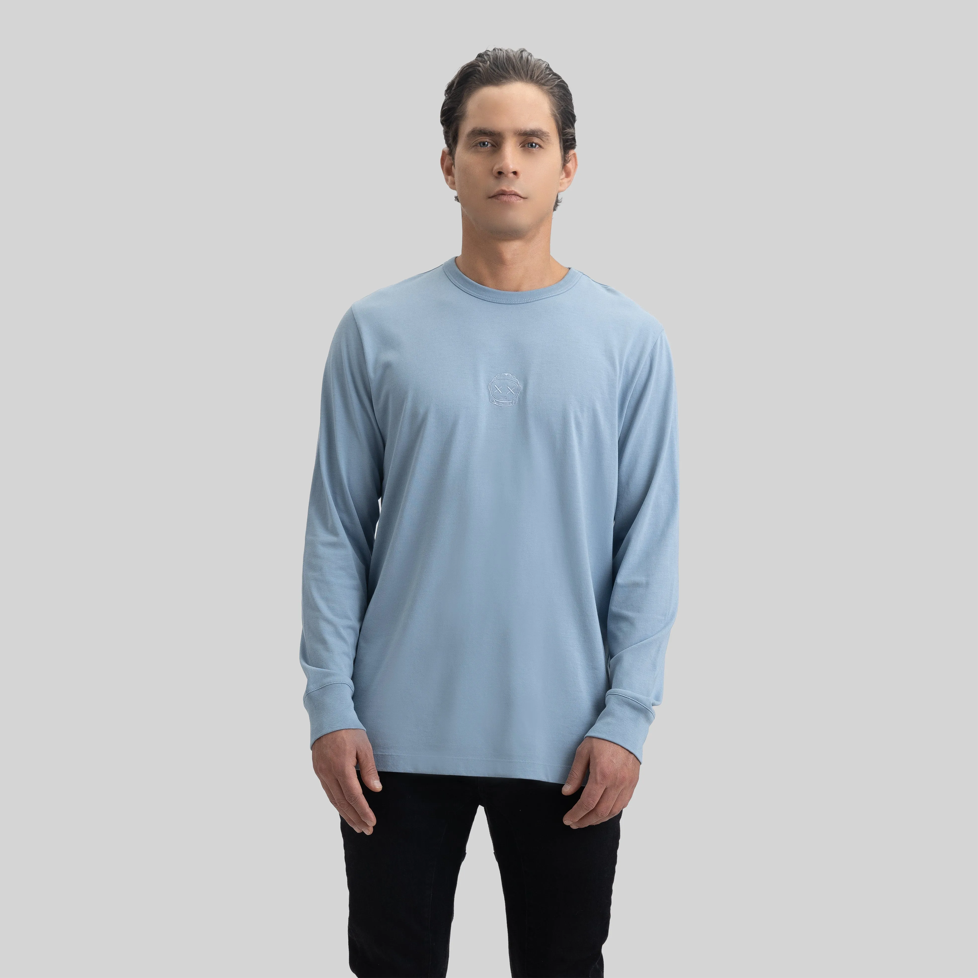 NOIRE LONG SLEEVE FADE DENIM