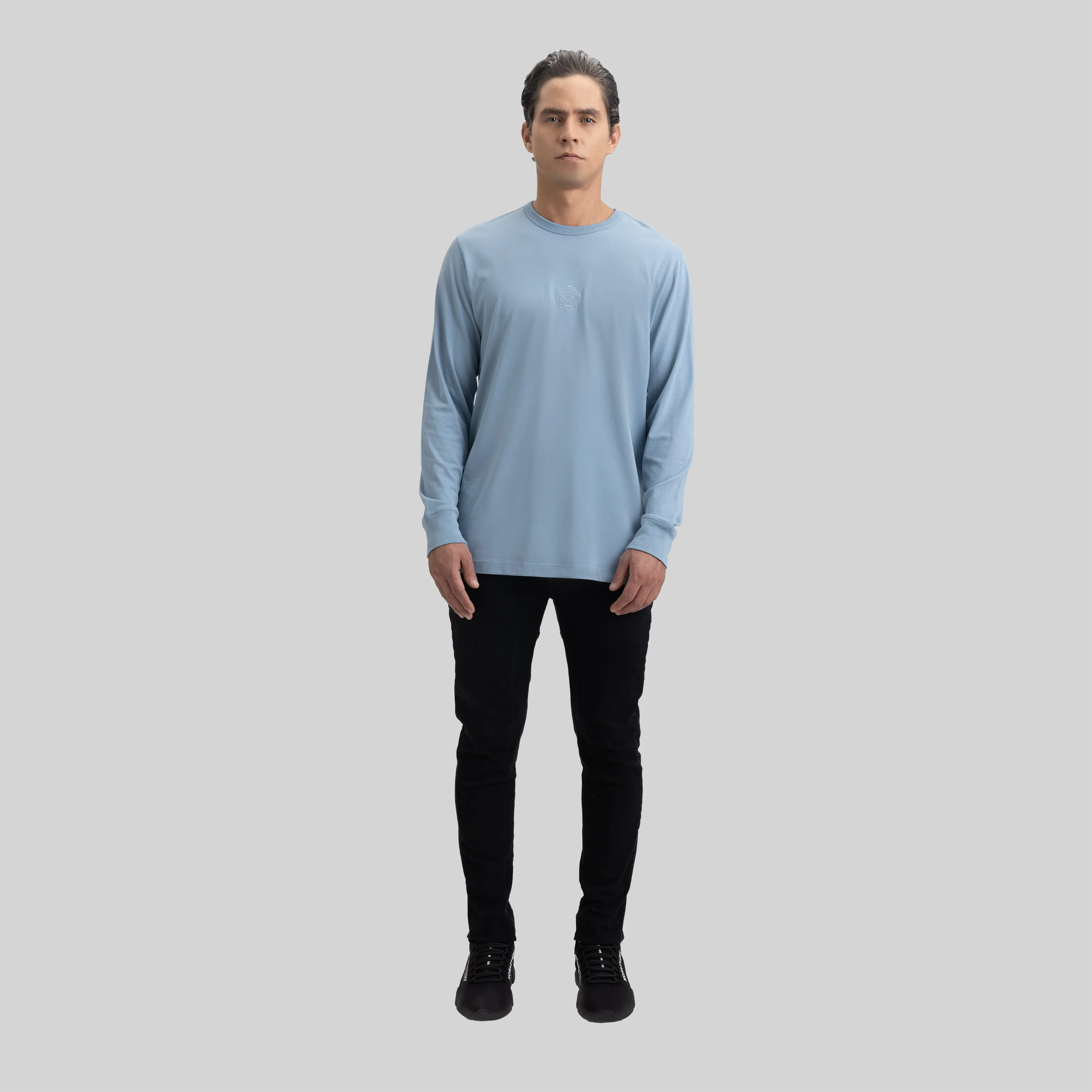 NOIRE LONG SLEEVE FADE DENIM