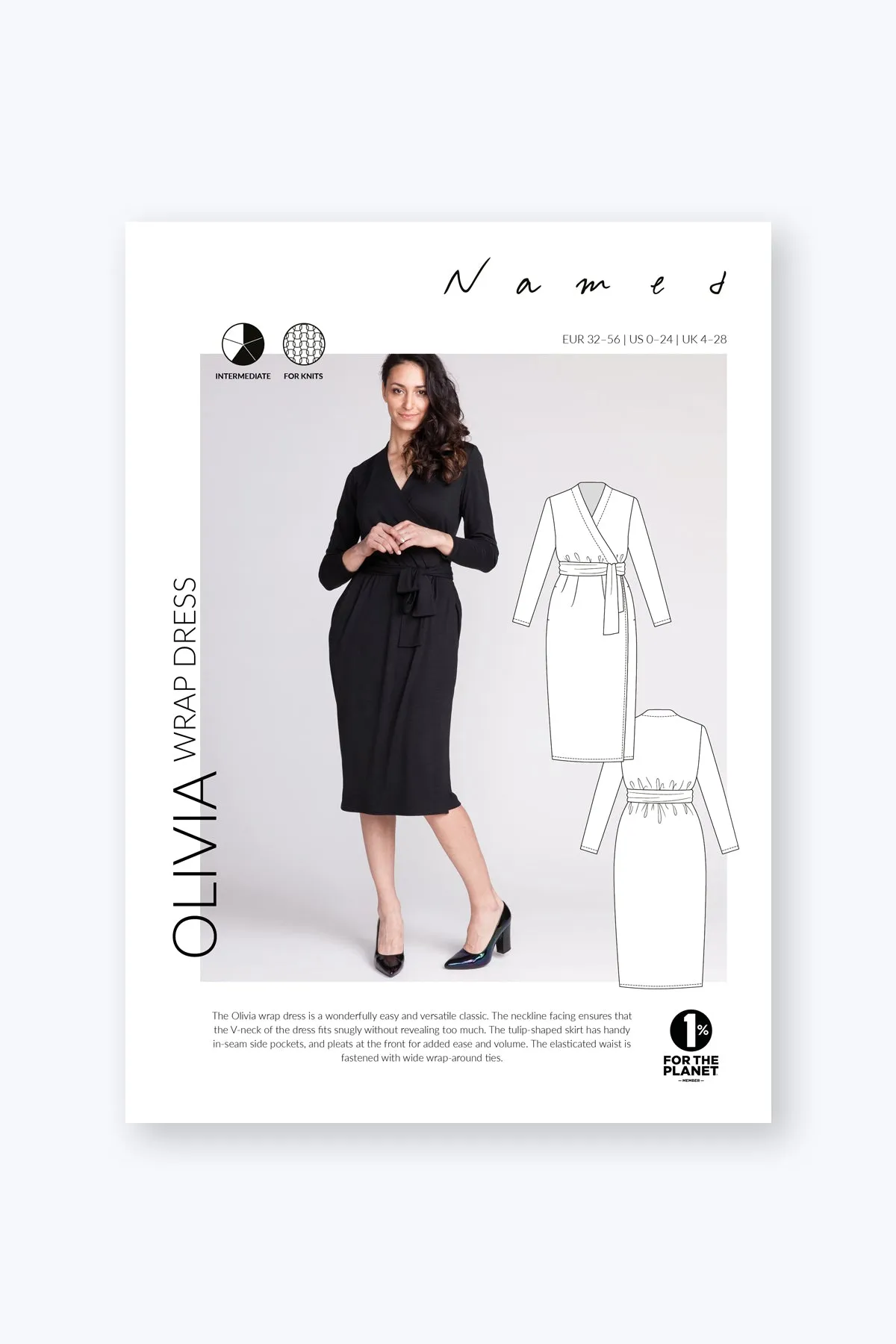 Olivia wrap dress
