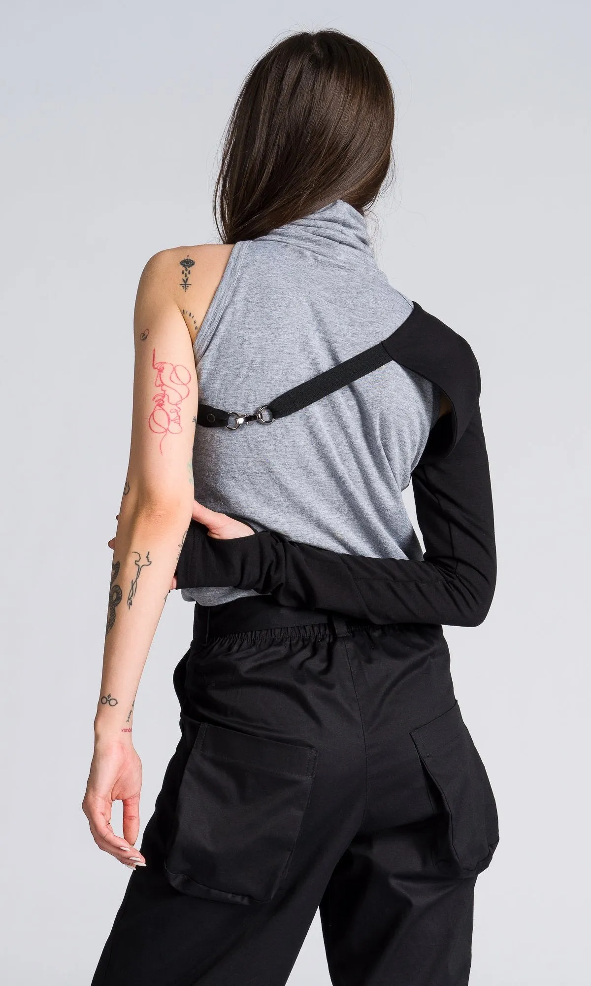 One Sleeve Harness Shrug