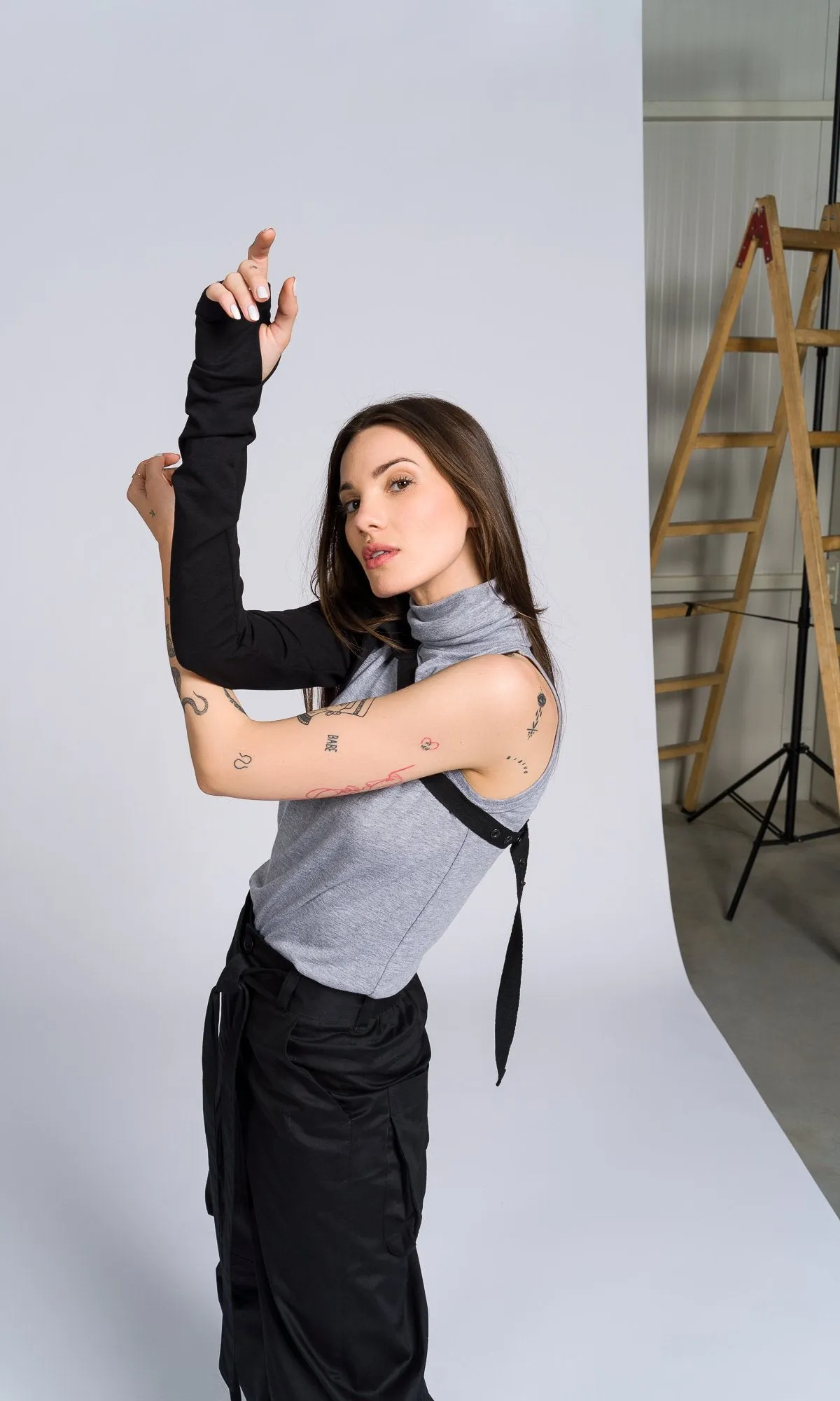 One Sleeve Harness Shrug