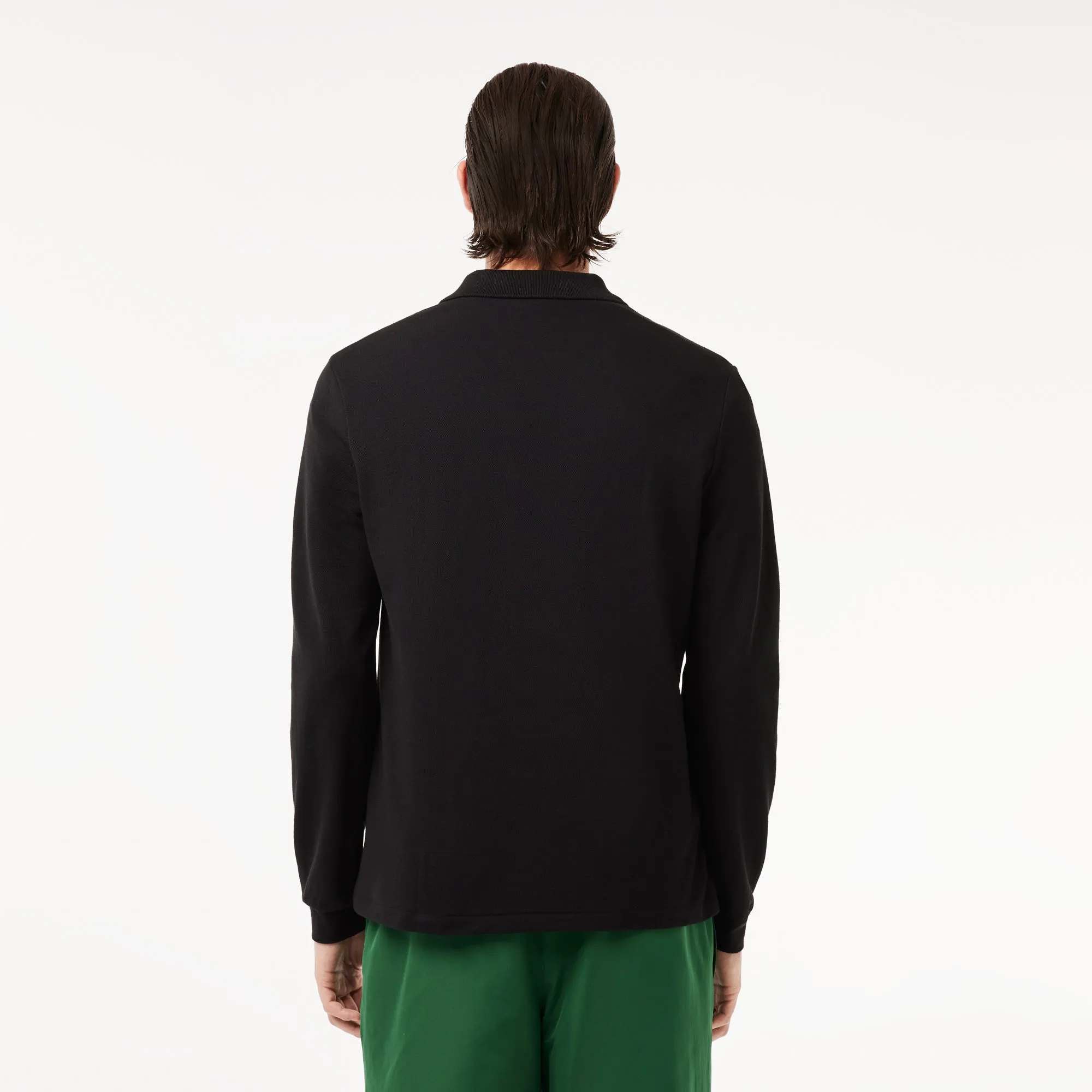 Original L.12.12 Long Sleeve Cotton Polo Shirt