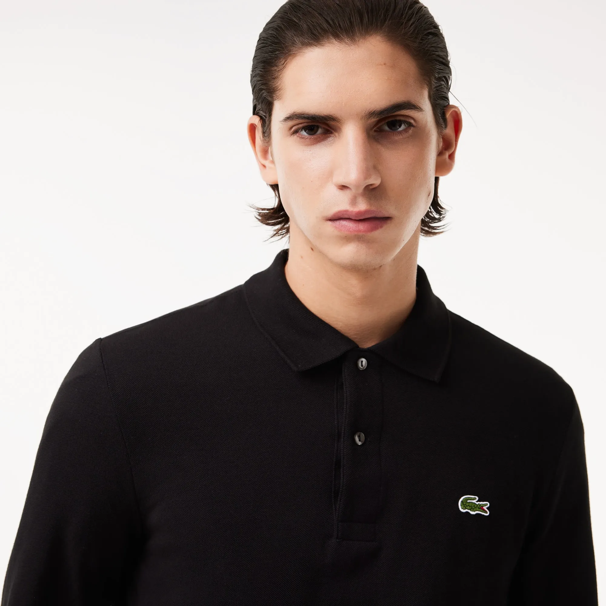Original L.12.12 Long Sleeve Cotton Polo Shirt