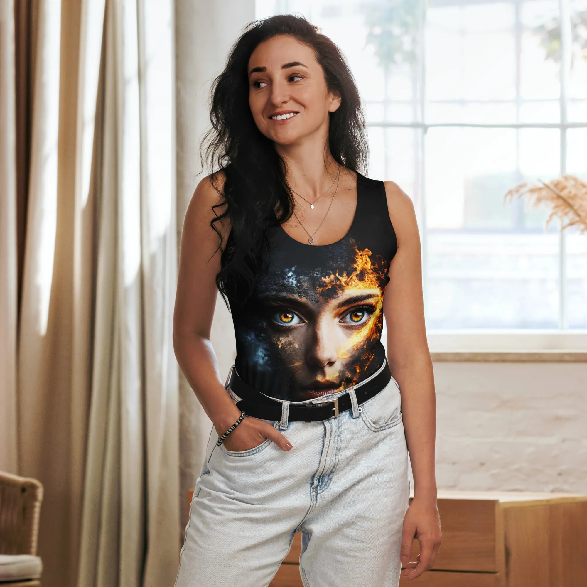 Passion Blaze Sublimation Cut & Sew Tank Top
