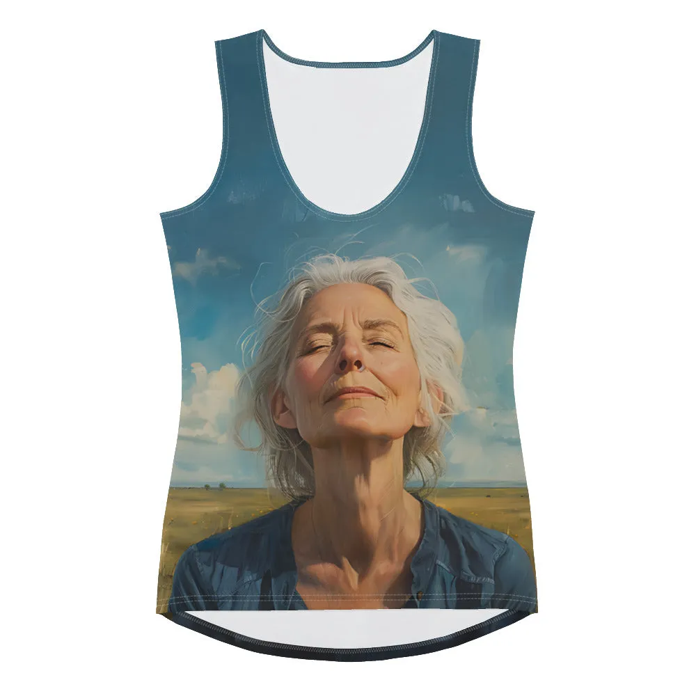 Peaceful Haven Sublimation Cut & Sew Tank Top