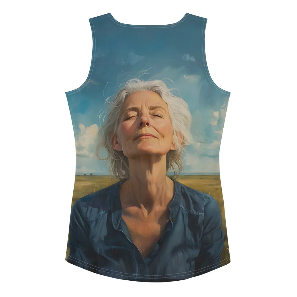 Peaceful Haven Sublimation Cut & Sew Tank Top