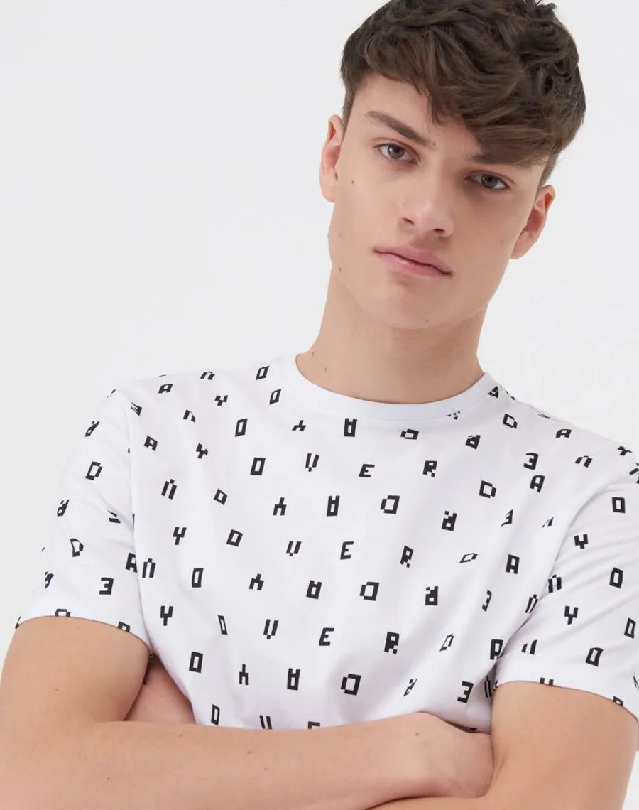 Polka dot short sleeve shirt
