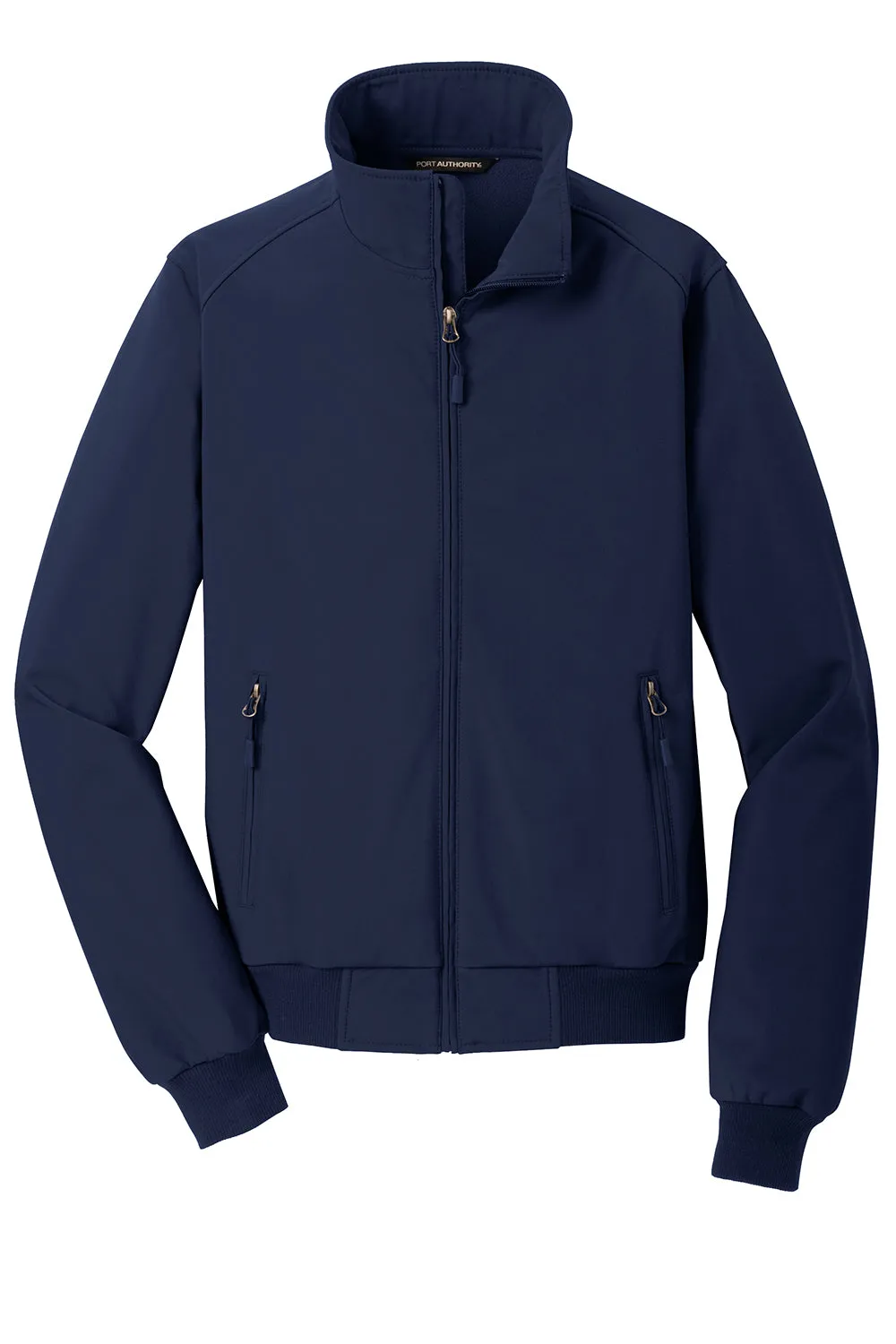 Port Authority Mens Bomber Wind & Water Resistant Full Zip Jacket - Dress Navy Blue - Closeout