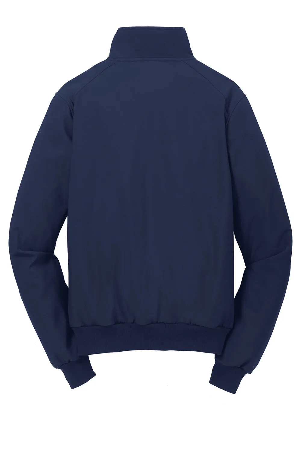 Port Authority Mens Bomber Wind & Water Resistant Full Zip Jacket - Dress Navy Blue - Closeout