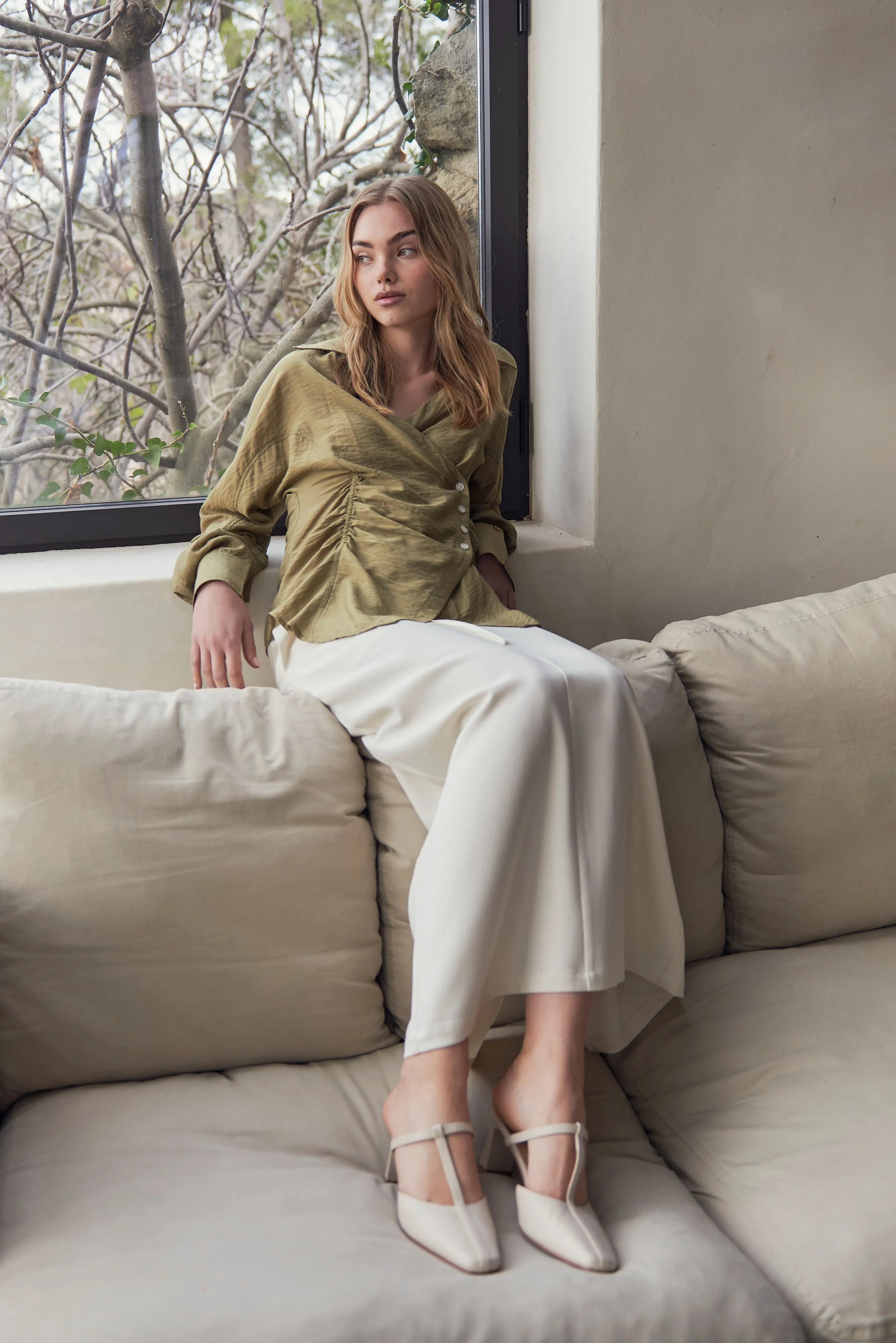 RACHEL SKIRT CREAM