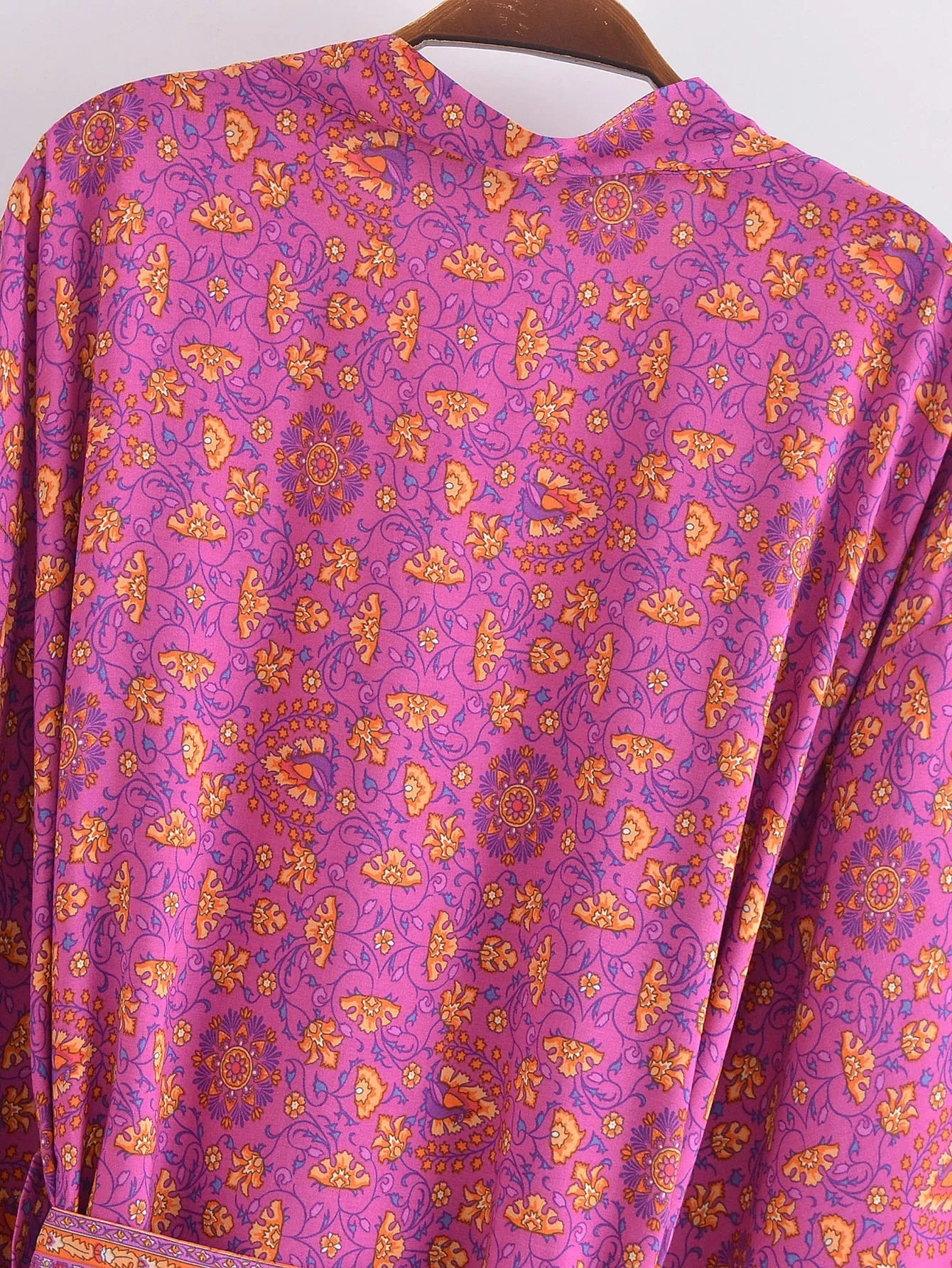 River Moss Boho Short Kimono