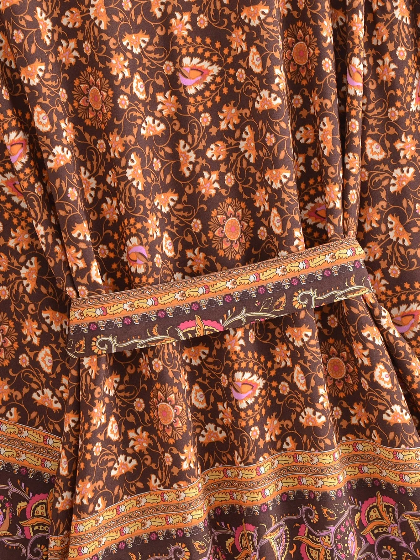 River Moss Boho Short Kimono