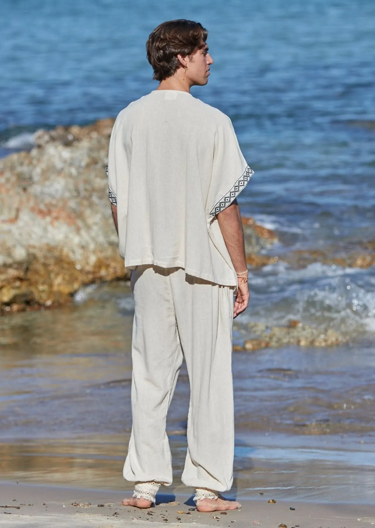 Rumi Kimono for Men - Cream