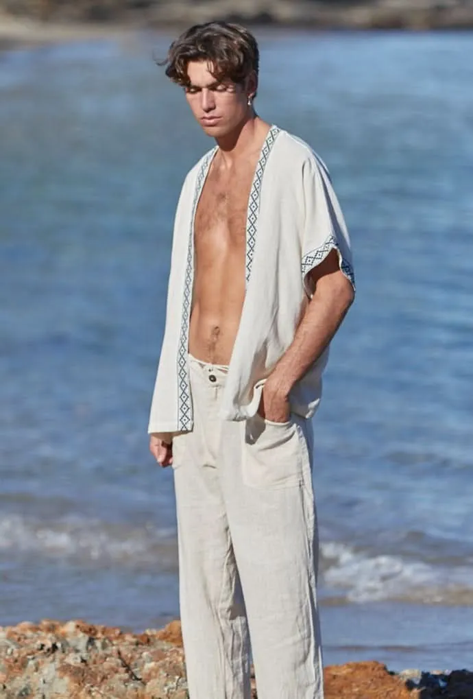 Rumi Kimono for Men - Cream