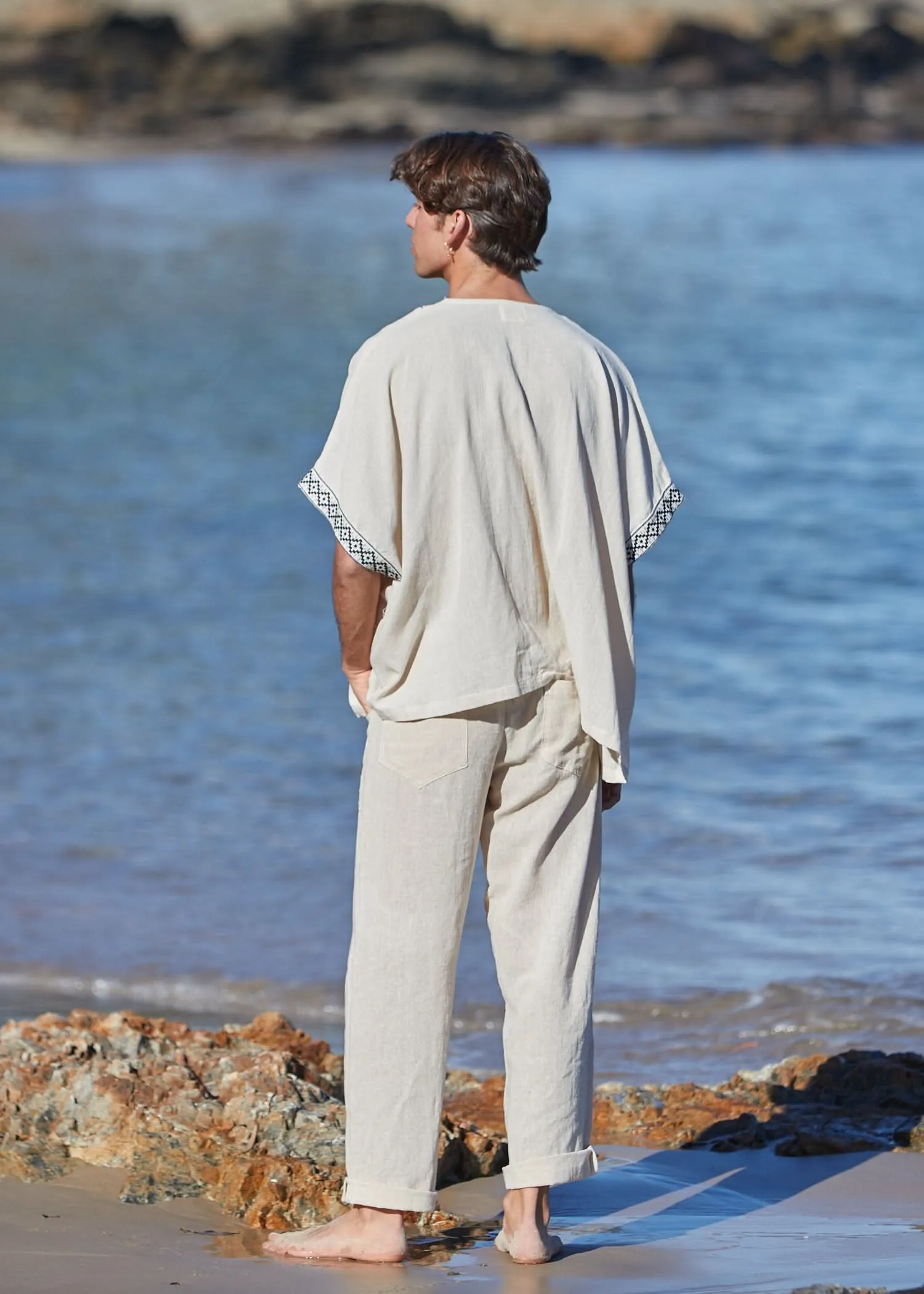 Rumi Kimono for Men - Cream