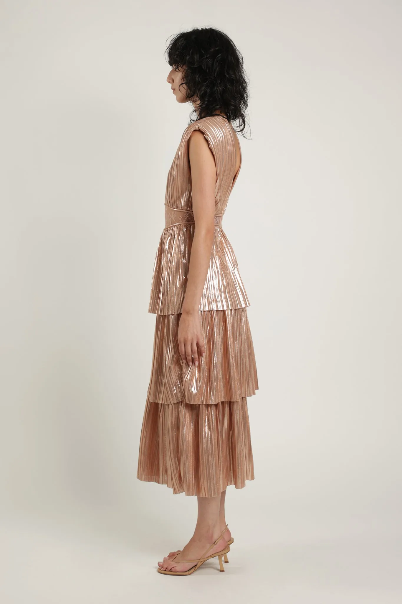 SABINA MUSAYEV Davina Dress - Rose Gold