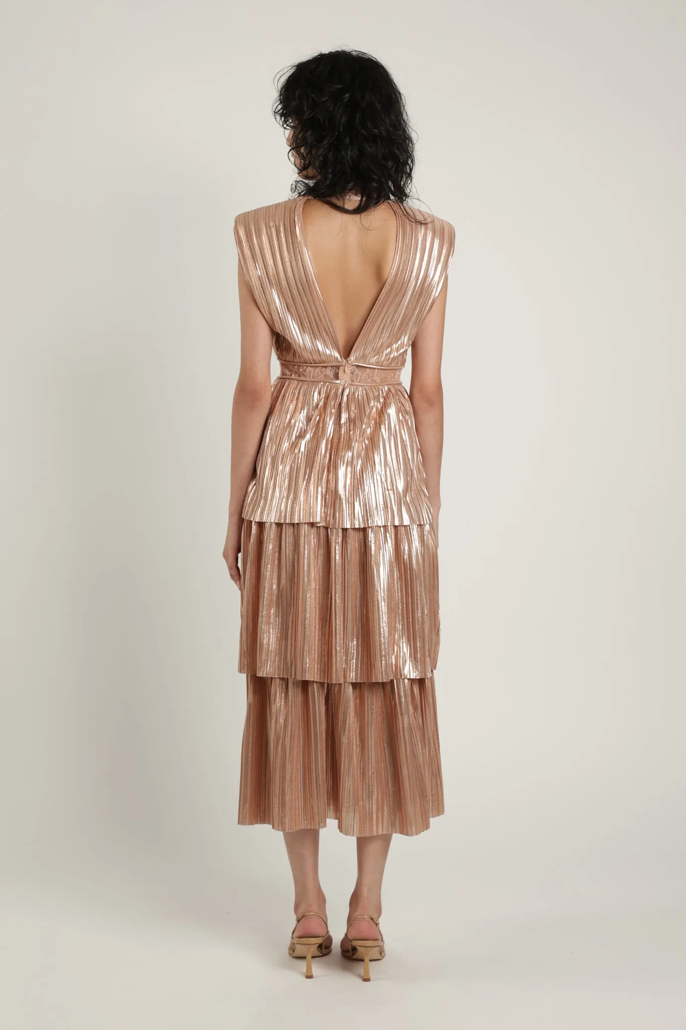 SABINA MUSAYEV Davina Dress - Rose Gold