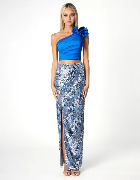 SAMPLE SHELLEY SEQUIN MAXI SKIRT BL66B06L