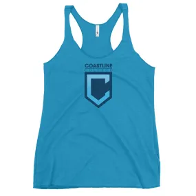 Shield Logo Women's Racerback Tank - Light Colors