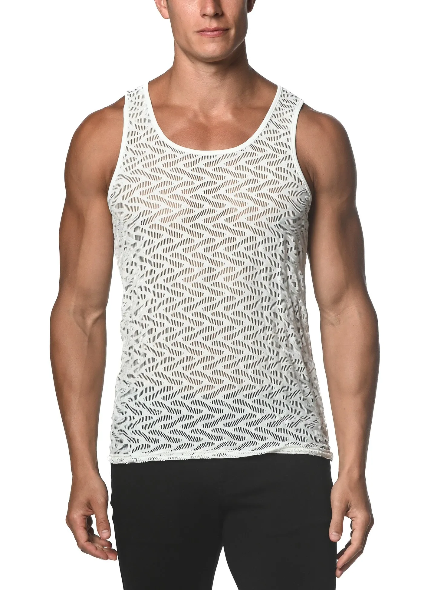 Squiggly Stretch Tank Top