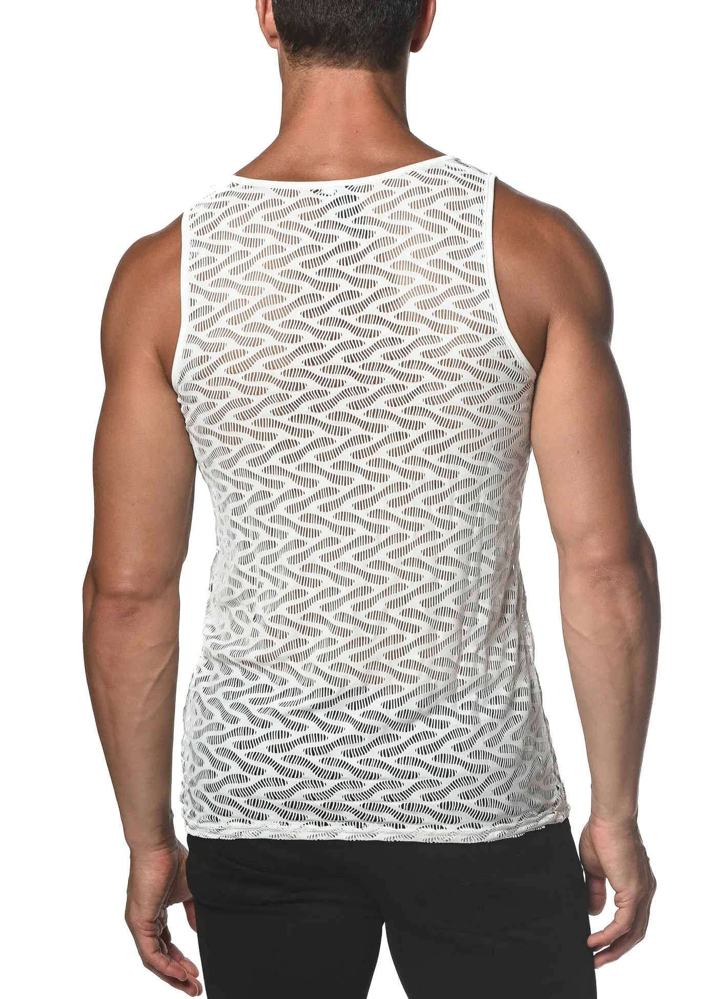 Squiggly Stretch Tank Top