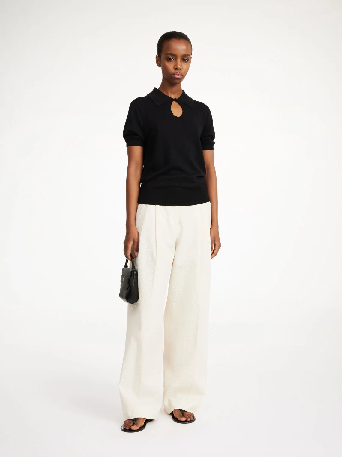 TALALLIA POLO STYLE KNIT W KEY HOLE