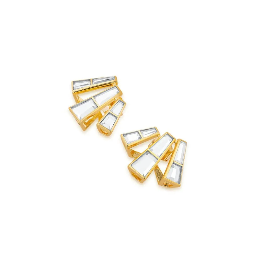 Three Pillars Stud Earrings