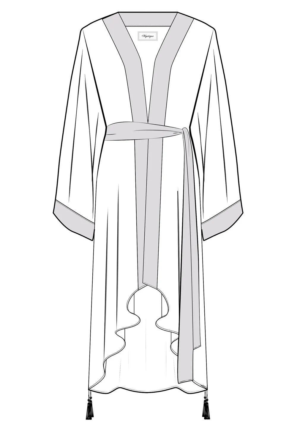 Tribal - Sun Kimono (Neon Pink)
