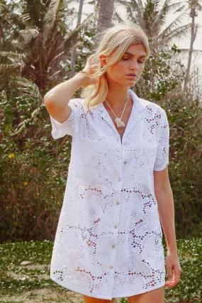Ulluwatu Lace Shirt Dress