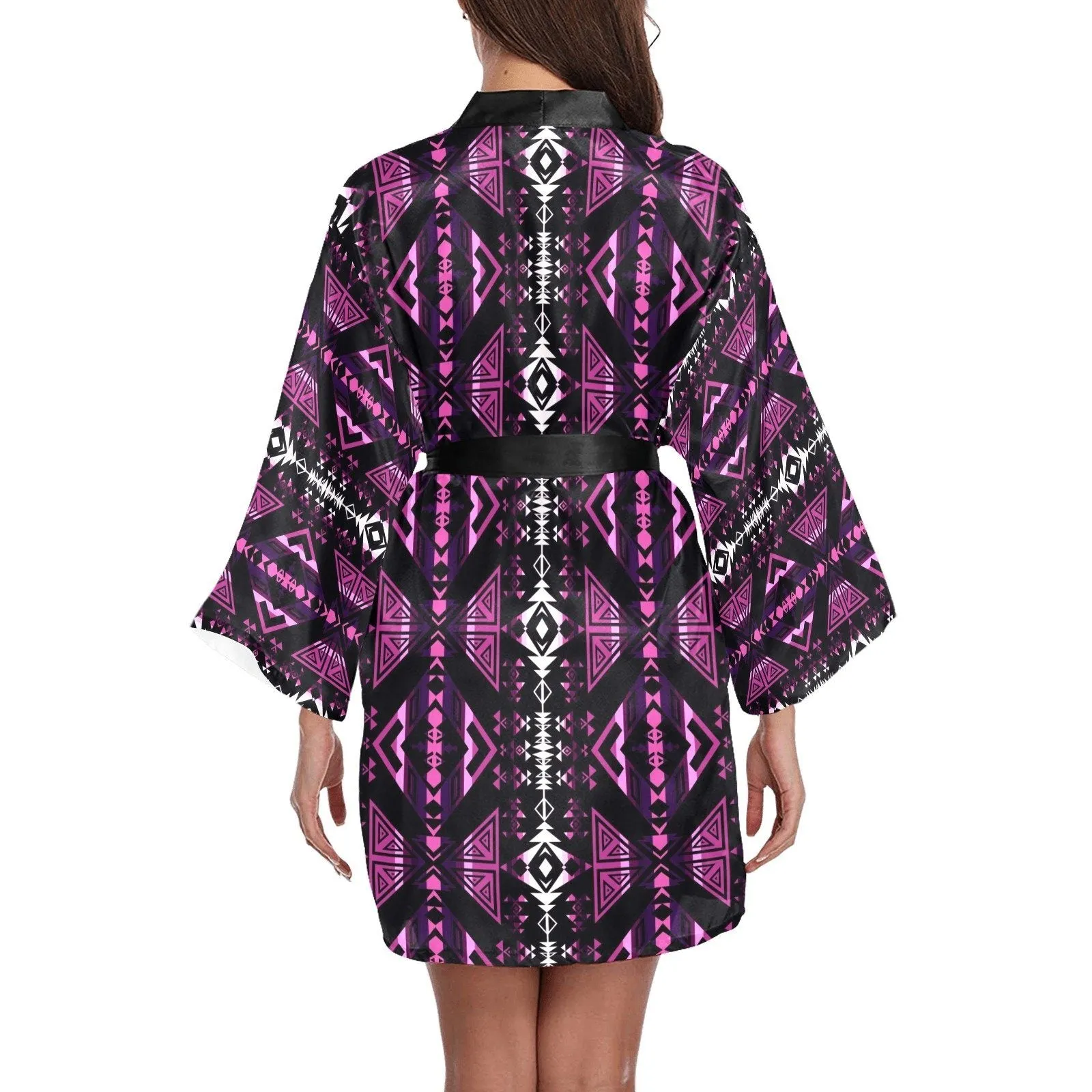Upstream Expedition Moonlight Shadows Long Sleeve Satin Robe