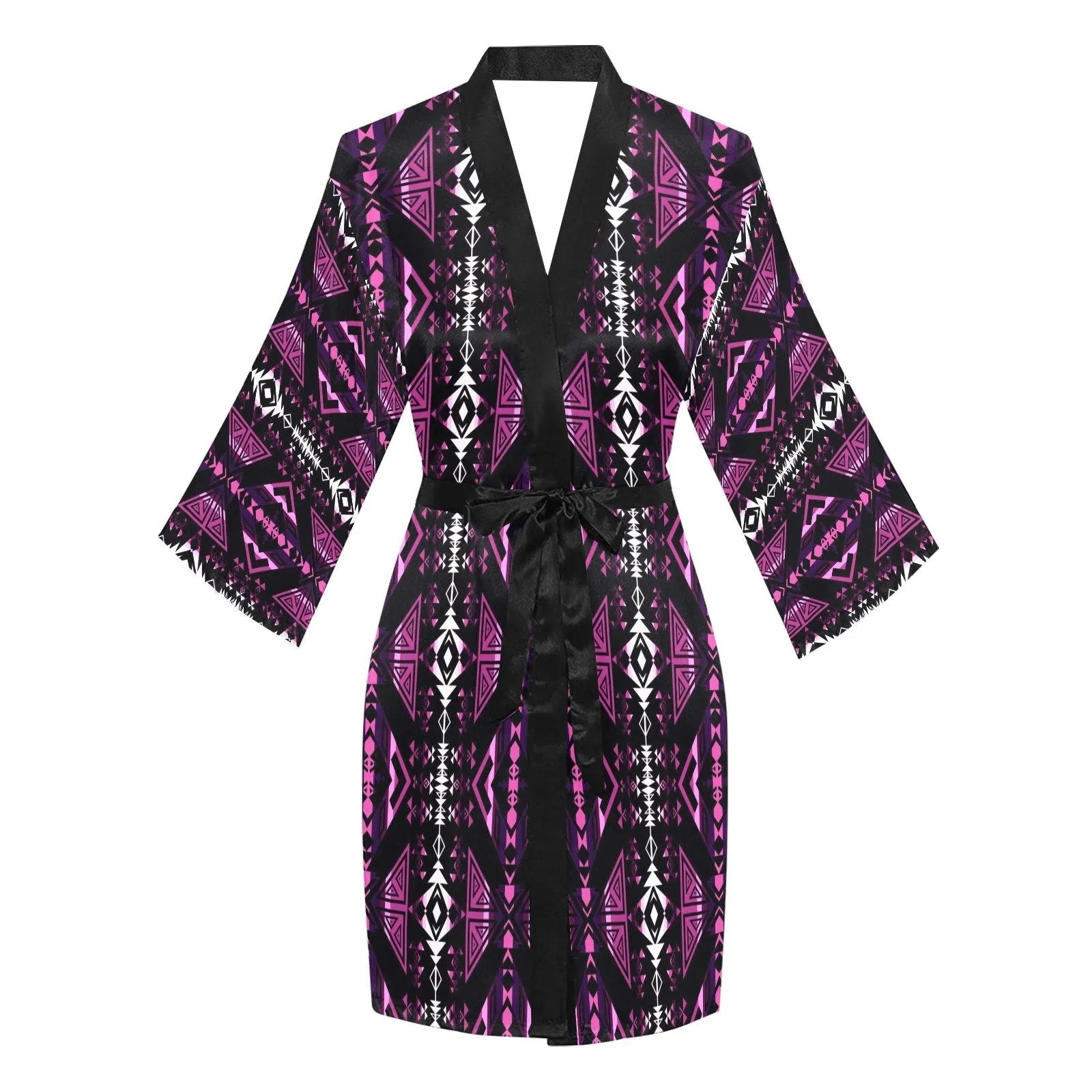 Upstream Expedition Moonlight Shadows Long Sleeve Satin Robe