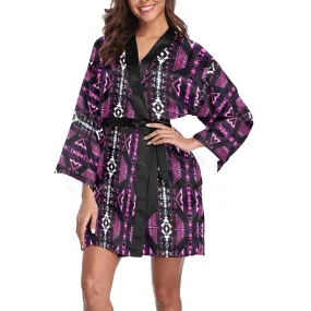 Upstream Expedition Moonlight Shadows Long Sleeve Satin Robe