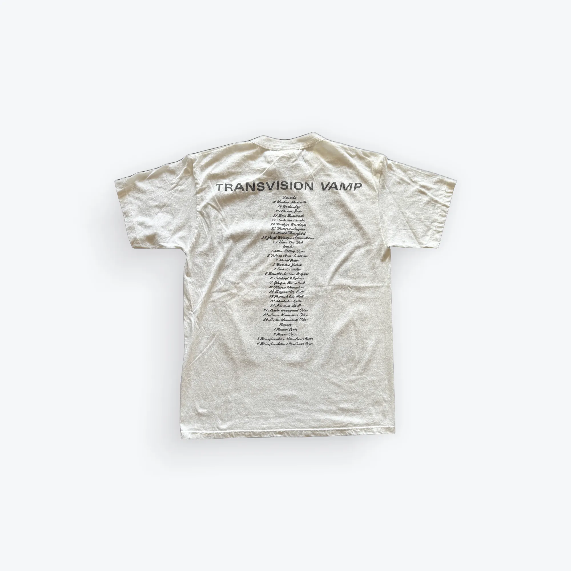 Velveteen Transvision Vamp Tour Tee