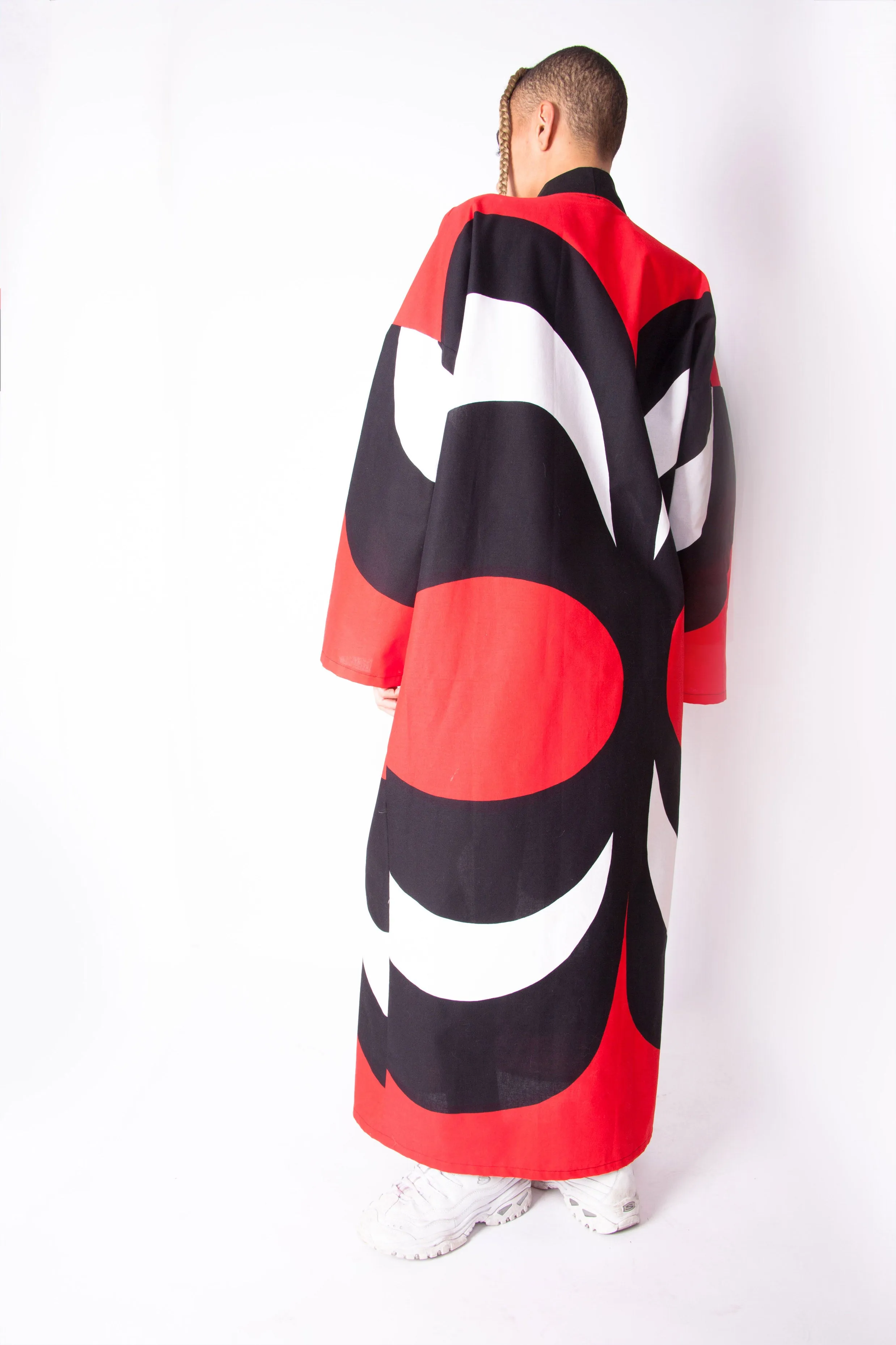 Vintage Reworked Marimekko Kimono-Style Jacket