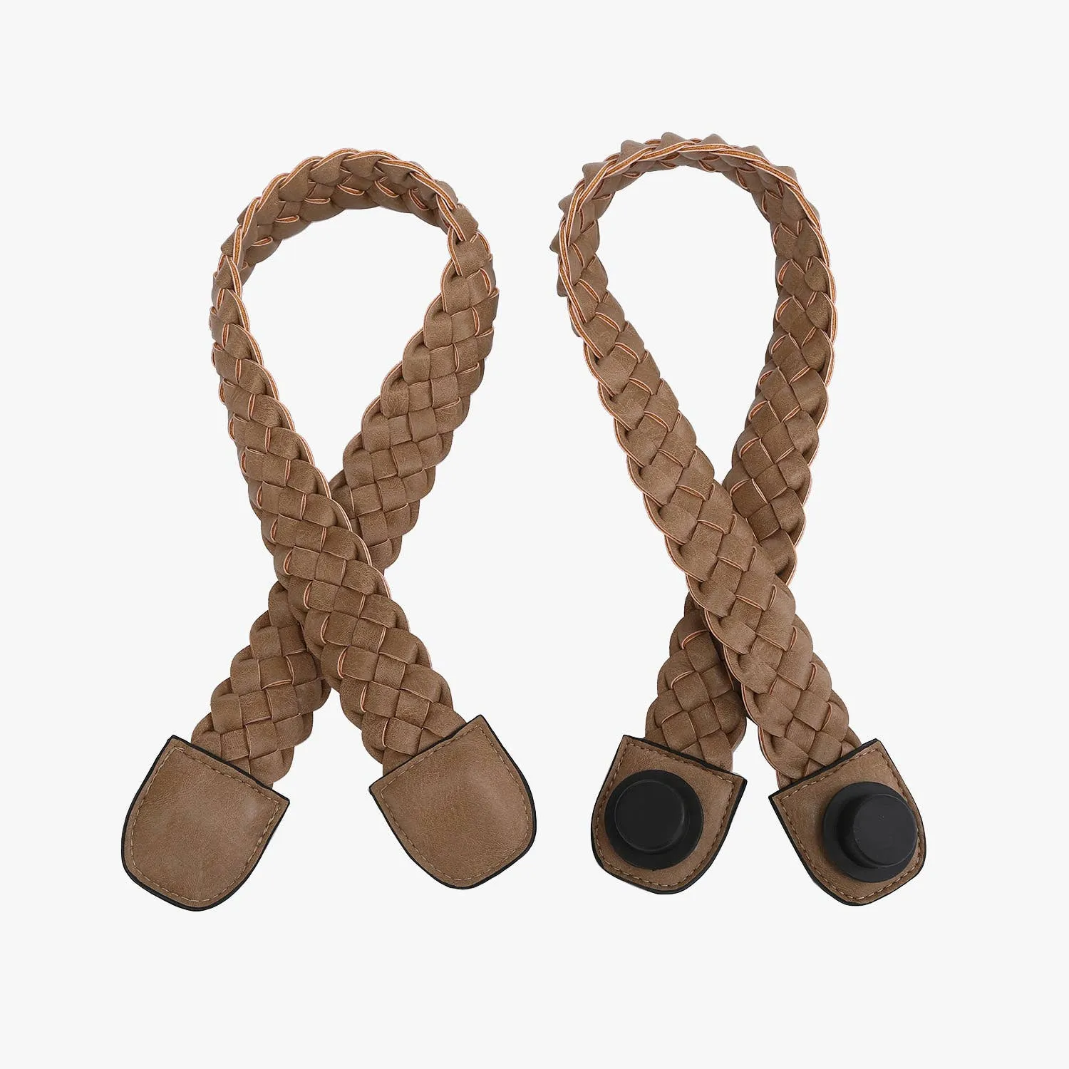 VSTPB Braided Straps for Versa Tote: Brown