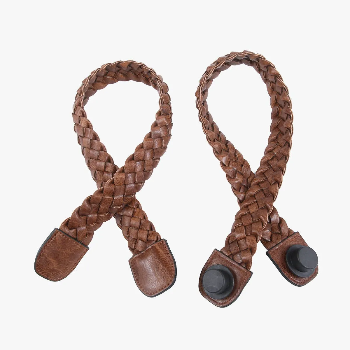 VSTPB Braided Straps for Versa Tote: Brown