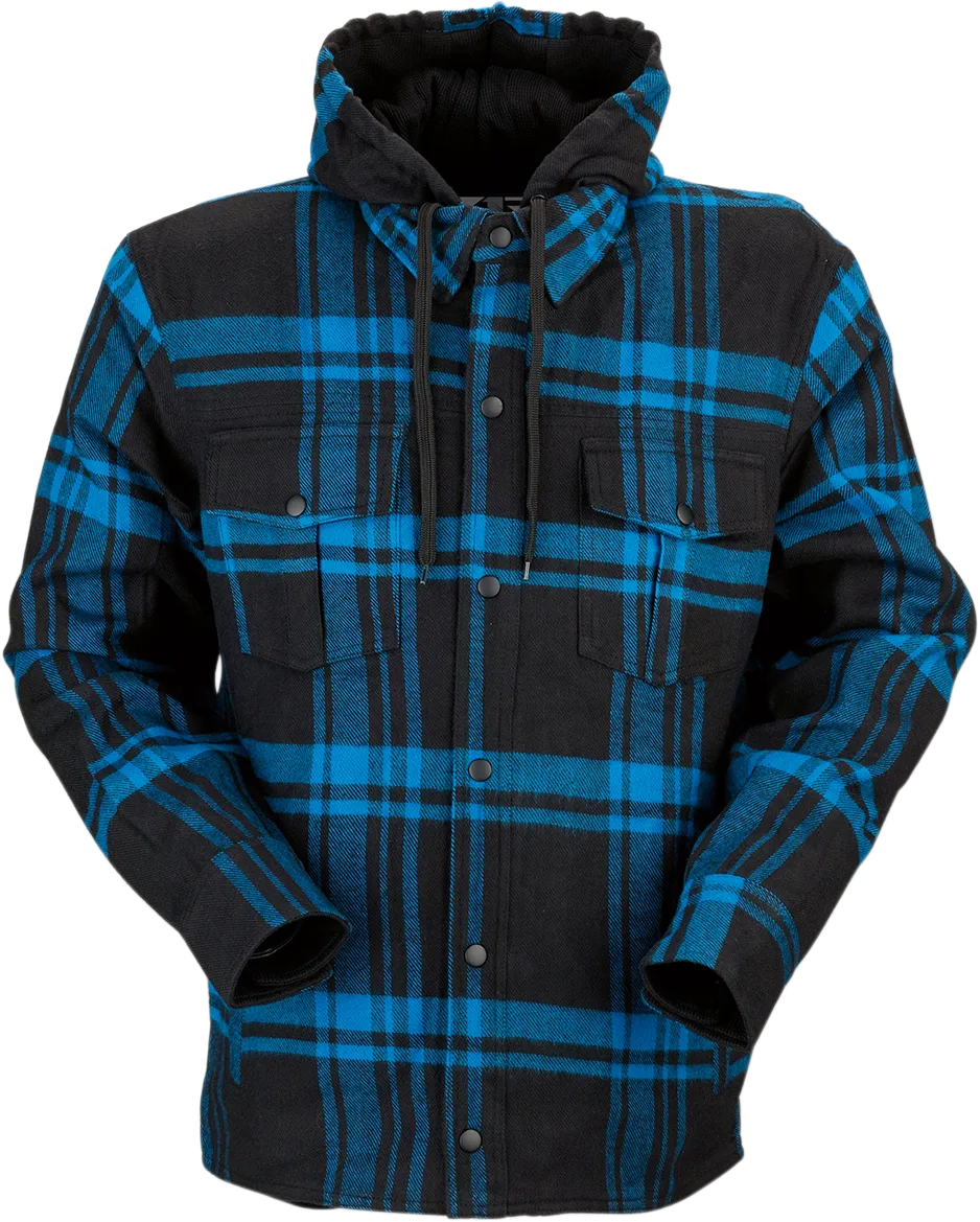 Z1R Timber Flannel Shirt - Black/Blue - 2XL 3040-2844